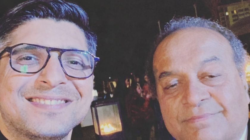 Aamir Khan Wali with Mukul Rohatgi, former Attorney General of India, during an informal interaction in Doha. The photograph captures a moment between two members of the legal fraternity, reflecting the themes explored in Despatch #005 on the constitutional role of the Attorney General as counsel to the Republic and the enduring relationship between the Bar, constitutional institutions, and the philosophy of law.